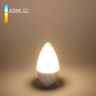 Светодиодная лампа Elektrostandard "Свеча" C37 6W 4200K E14 BLE1422 Светодиодная лампа Elektrostandard "Свеча" C37 6W 4200K E14 BLE1422