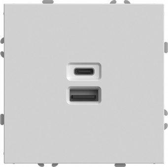 Розетка USB Type A+С (белый) Stekker Эмили 49879