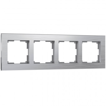 Рамка на 4 поста Aluminium (алюминий) Werkel W0041706 (a050953) Рамка на 4 поста Aluminium (алюминий) Werkel W0041706 (a050953)