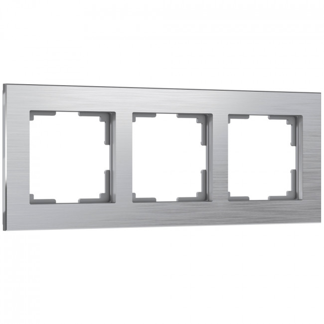 Рамка на 3 поста Aluminium (алюминий) Werkel W0031706 (a050950)