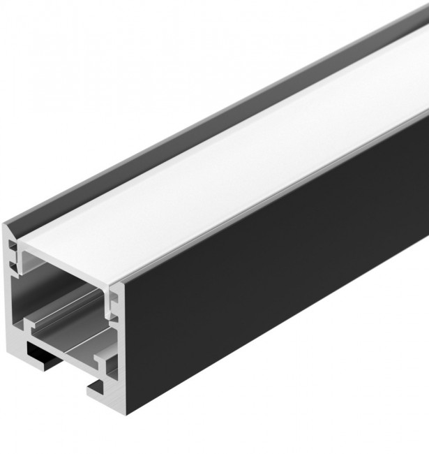 Профиль SL-LINE-2522-2500 BLACK (Arlight, Алюминий) 033737