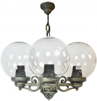 Уличный светильник IP55 подвесной Fumagalli GLOBE 250 G25.120.S30.BXF1R