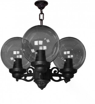 Уличный светильник IP55 подвесной Fumagalli GLOBE 250 G25.120.S30.AZF1R