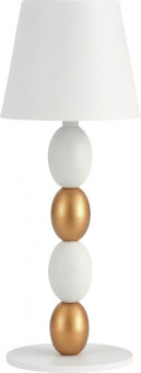 Настольная лампа ST Luce Ease SL1011.514.01 Белый, Золотистый/Белый LED 1*3W