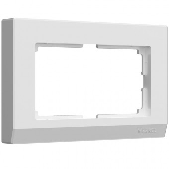 Рамка для двойной розетки Stark (белый) Werkel W0081801 (a050905) Рамка для двойной розетки Stark (белый) Werkel W0081801 (a050905)
