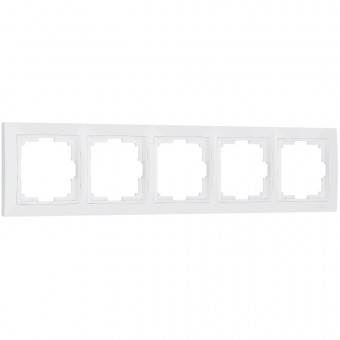 Рамка на 5 постов Snabb basic (белый) Werkel W0052001 (a051300) Рамка на 5 постов Snabb basic (белый) Werkel W0052001 (a051300)