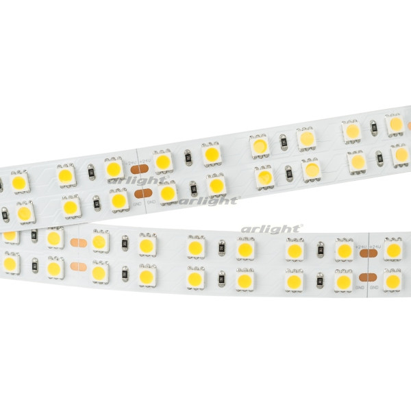 Светодиодная лента 2-5000 24V Warm2700 2x2 (5060, LED, LUX) (34.4 Вт/м, IP20) 012443(1) Arlight RT открытая 012443
