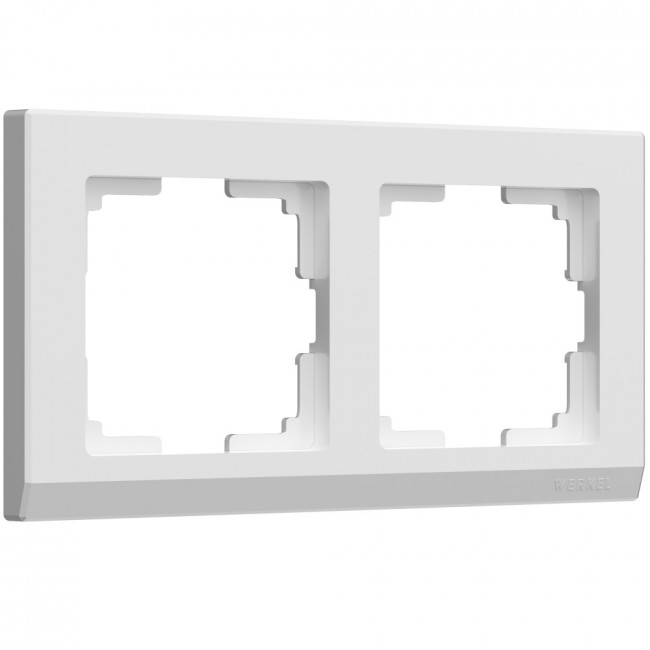 Рамка на 2 поста Stark (белый) Werkel W0021801 (a050904)