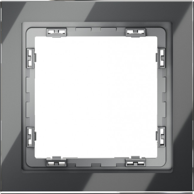 Рамка на 1 пост (графит, стекло) Voltum S70 VLS110107 Рамка на 1 пост (графит, стекло) Voltum S70 VLS110107