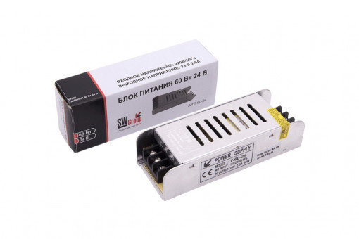 Блок питания 220V компактный SWG T-60-24