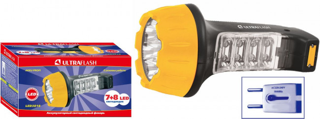 Рабочий светодиодный фонарь Ultraflash Accu Profi аккумуляторный 155х75 25 лм LED3818 10973