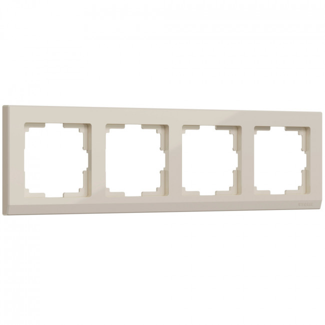 Рамка на 4 поста Stark (слоновая кость) Werkel W0041803 (a050916)