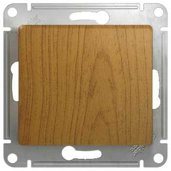 Выключатель одноклавишный (дуб) Systeme Electric Glossa GSL000511 Выключатель одноклавишный (дуб) Systeme Electric Glossa GSL000511