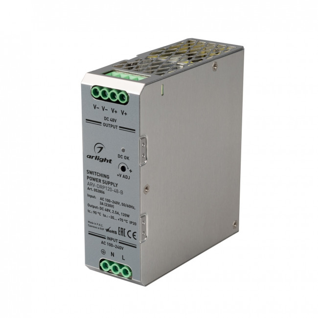 Блок питания ARV-DRP120-48-B (48V, 2.5A, 120W) Arlight 052806