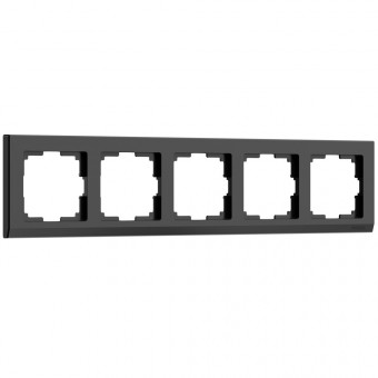 Рамка на 5 постов Stark (черный) Werkel W0051808 (a050926) Рамка на 5 постов Stark (черный) Werkel W0051808 (a050926)