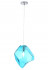 Светильник подвесной Crystal Lux NUESTRO SP1 CHROME/BLUE