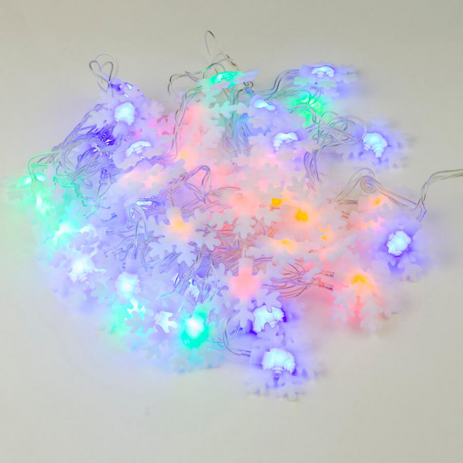 Светодиодная гирлянда Uniel Снежинки 220V разноцветный ULD-S0700-050/DTA MULTI IP20 SNOWFLAKES-3 07936 Светодиодная гирлянда Uniel Снежинки 220V разноцветный ULD-S0700-050/DTA MULTI IP20 SNOWFLAKES-3 07936