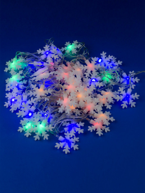 Светодиодная гирлянда Uniel Снежинки 220V разноцветный ULD-S0700-050/DTA MULTI IP20 SNOWFLAKES-3 07936 Светодиодная гирлянда Uniel Снежинки 220V разноцветный ULD-S0700-050/DTA MULTI IP20 SNOWFLAKES-3 07936