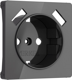 Накладка для розетки USB (графит акрил) Werkel W1171208 (a064100)