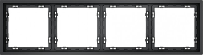 Рамка на 4 поста (графит) Voltum S70 VLS100407