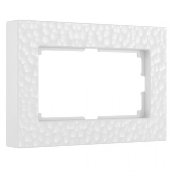 Рамка для двойной розетки Hammer (белый) Werkel W0082401 (a052533)