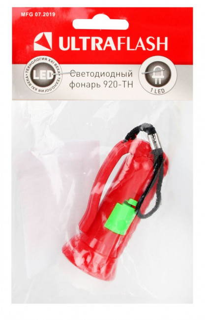 Ручной светодиодный фонарь Ultraflash Т от батареек 85х35 10 лм 920-TH 12858 Ручной светодиодный фонарь Ultraflash Т от батареек 85х35 10 лм 920-TH 12858