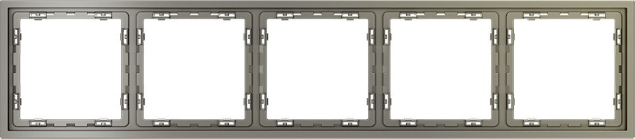 Рамка на 5 постов (шелк) Voltum S70 VLS100504