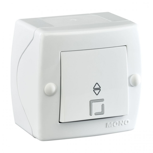 Выключатель Mono Electric Octans IP20 одноклавишный проходной белый 104-010101-109 Выключатель Mono Electric Octans IP20 одноклавишный проходной белый 104-010101-109