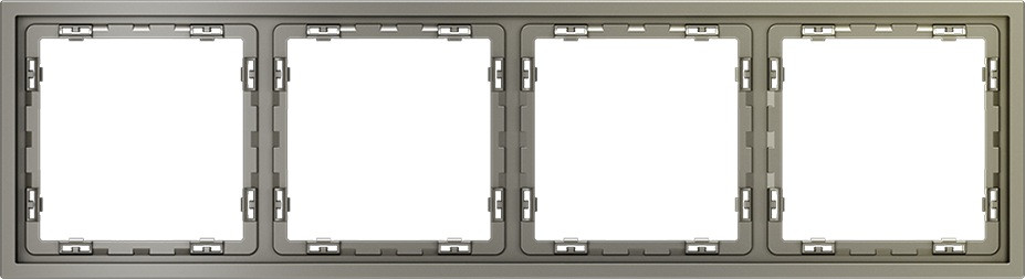 Рамка на 4 поста (шелк) Voltum S70 VLS100404