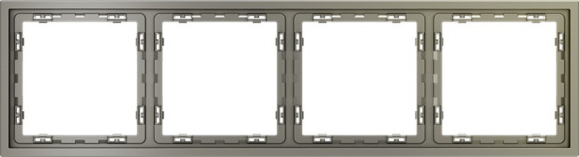 Рамка на 4 поста (шелк) Voltum S70 VLS100404