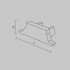 Комплект заглушек (для профиля ALM-1103-B-2M) 2 шт. ALM-1103-B-EC Maytoni Led Strip 642093