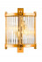 Бра Crystal Lux TADEO AP2 GOLD/TRANSPARENTE