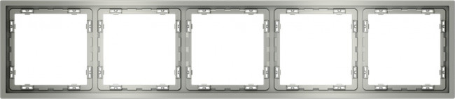 Рамка на 5 постов (сталь) Voltum S70 VLS100505 Рамка на 5 постов (сталь) Voltum S70 VLS100505