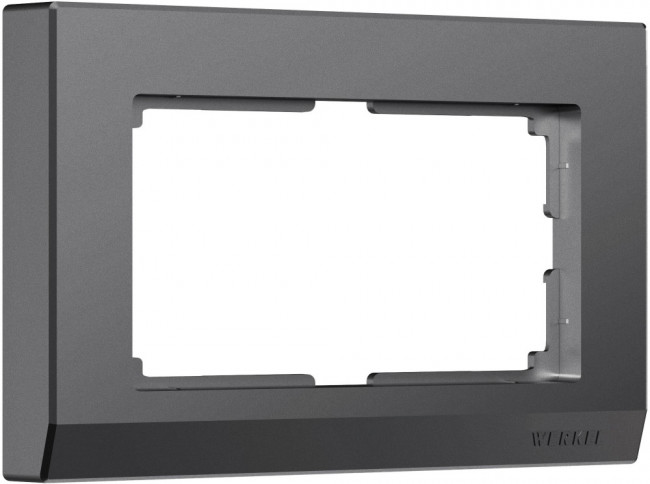 Рамка для двойной розетки (графит матовый) Werkel W0081864 (a063120)