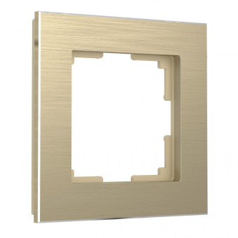 Рамка на 1 пост Aluminium (шампань) Werkel W0011711 (a052312)