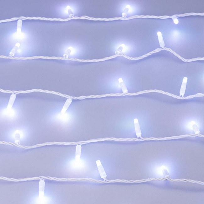 Уличная светодиодная гирлянда Ardecoled нить 230V разноцветная ARD-String-Classic-10000-White-95Led-Live RGBW-DMX 031745