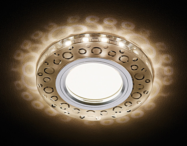 Встраиваемый светильник S218 WH/CH/WA Ambrella Декоративные Led+mr16