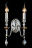 Бра Crystal Lux MERCEDES AP2 CHROME/SMOKE