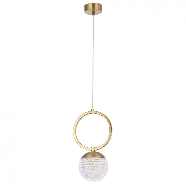 Светильник подвесной Crystal Lux CAROLINA SP1 V1 BRASS