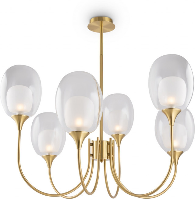 Люстра потолочная на штанге Maytoni Aura MOD016PL-06BS