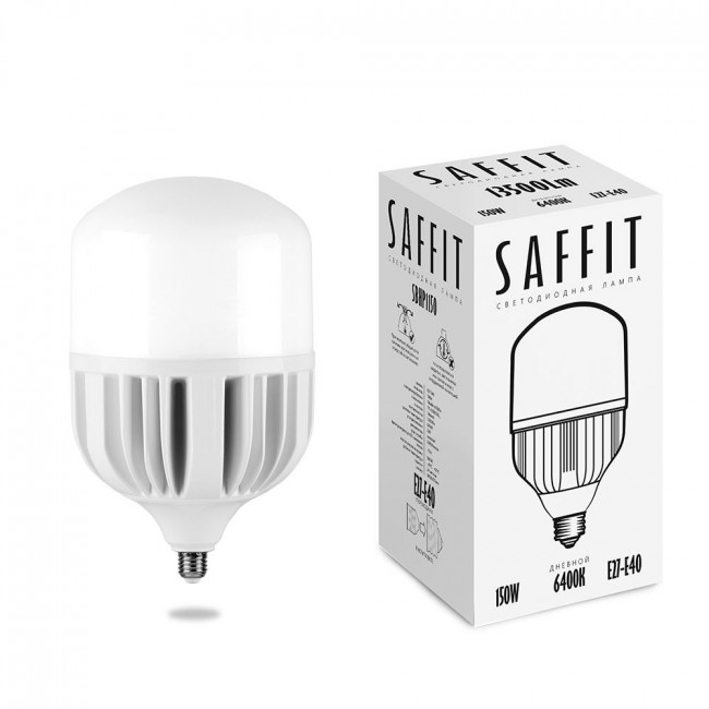 Лампа светодиодная Saffit E27-E40 150W 4000K матовая SBHP1120 55144 Лампа светодиодная Saffit E27-E40 150W 4000K матовая SBHP1120 55144