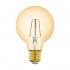 Лампа светодиодная филаментная диммируемая Eglo E27 5,5W 2200K золотистая 12572