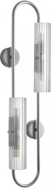 Бра Lumion Toronto 8258/4W серебро/прозрачный, металл/стекло G9 4*20W 220V