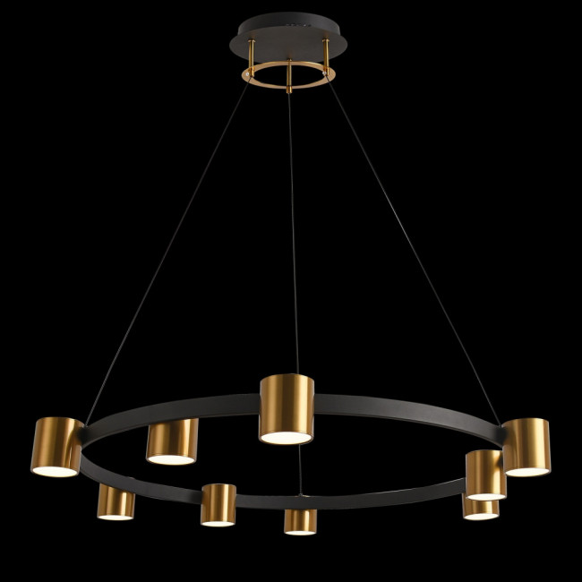 Подвесная люстра светодиодная LED LAMPS 81129/7C BRASS BLACK