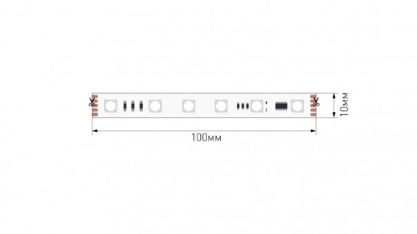 Светодиодная лента 12V 5050 SWG SWG5PT60 SWG5PT60-12-9-WS2815RGB