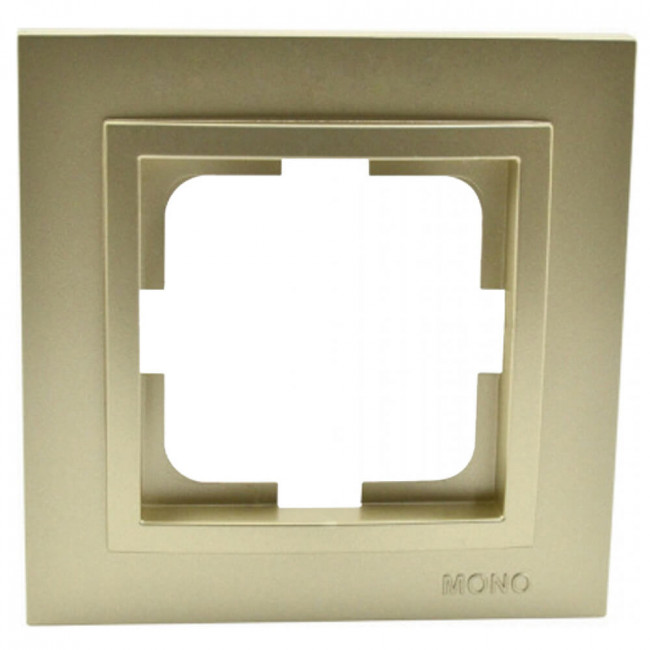 Рамка 1-постовая Mono Electric Despina титан 102-220000-160 Рамка 1-постовая Mono Electric Despina титан 102-220000-160