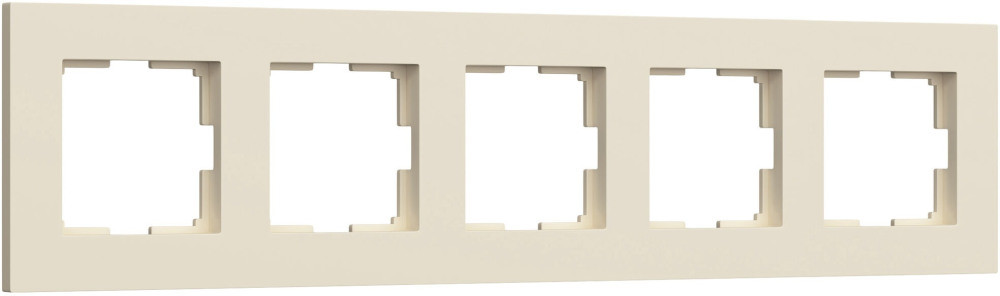 Рамка на 5 постов (айвори софт) Werkel W0052962 (a067787)