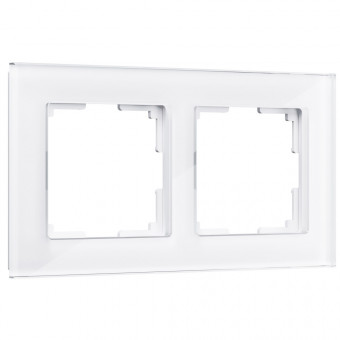 Рамка на 2 поста Favorit (белый,стекло) Werkel W0021101 (a051193) Рамка на 2 поста Favorit (белый,стекло) Werkel W0021101 (a051193)
