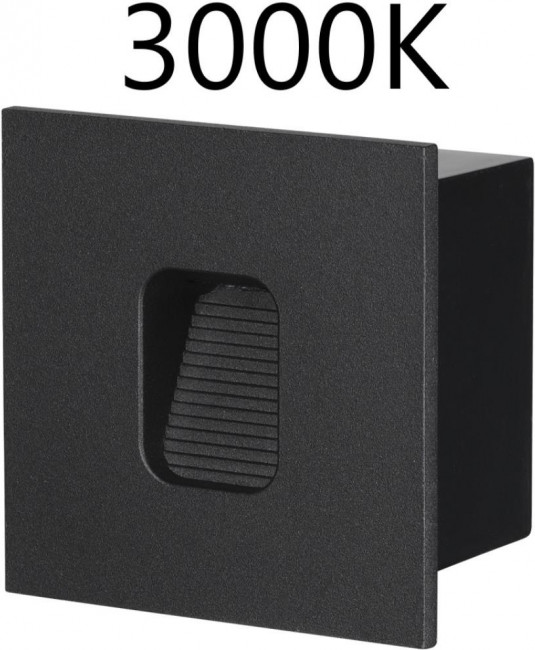 Подсветка для лестниц Odeon Light Vitty 6650/1WL3 черный/металл IP65 LED 1W 3000K 220V