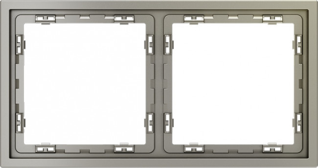Рамка на 2 поста (шелк) Voltum S70 VLS100204 Рамка на 2 поста (шелк) Voltum S70 VLS100204